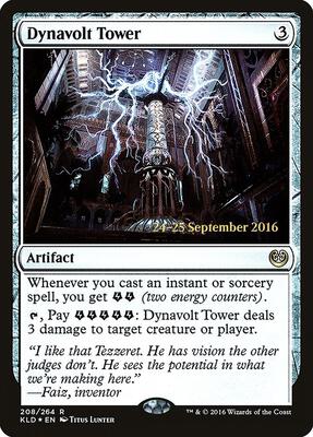 Dynavolt Tower card from Prerelease Cards
