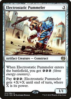 Electrostatic Pummeler card from Prerelease Cards