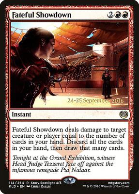 Fateful Showdown card from Prerelease Cards