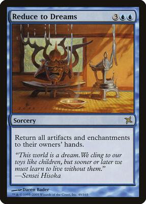 Reduce to Dreams card from Betrayers of Kamigawa