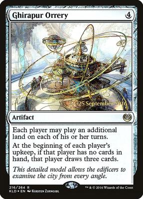 Ghirapur Orrery card from Prerelease Cards