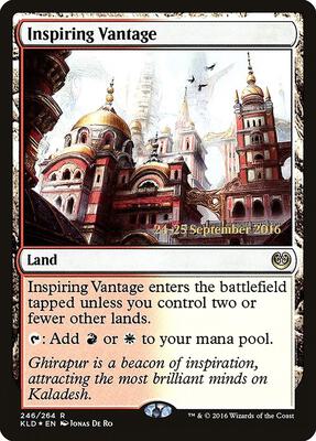 Inspiring Vantage (KLD) card from Prerelease Cards