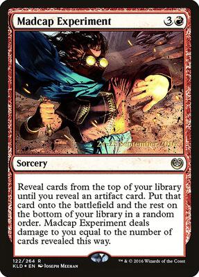Madcap Experiment card from Prerelease Cards
