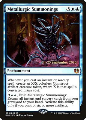 Metallurgic Summonings card from Prerelease Cards