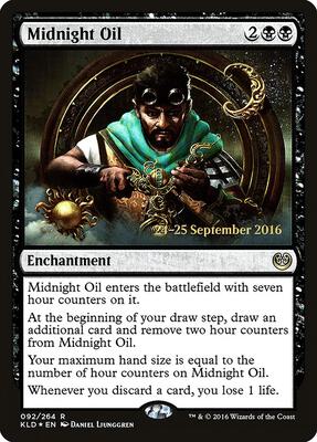 Midnight Oil card from Prerelease Cards