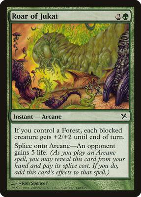 Roar of Jukai card from Betrayers of Kamigawa