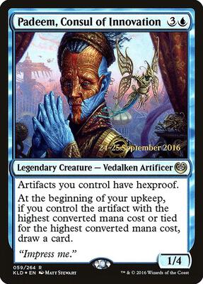 Padeem, Consul of Innovation card from Prerelease Cards