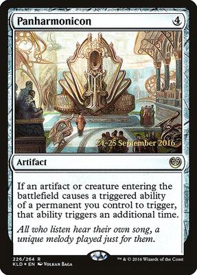 Panharmonicon card from Prerelease Cards