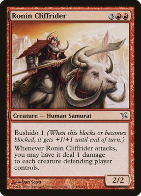 Ronin Cliffrider card from Betrayers of Kamigawa