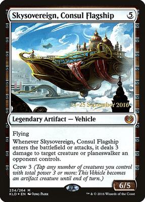Skysovereign, Consul Flagship card from Prerelease Cards