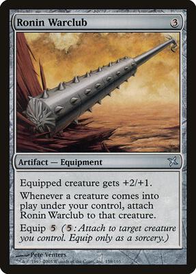 Ronin Warclub card from Betrayers of Kamigawa