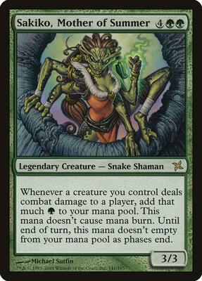 Sakiko, Mother of Summer card from Betrayers of Kamigawa