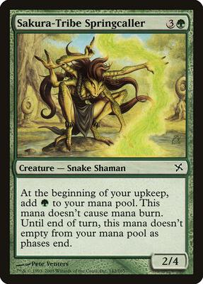 Sakura-Tribe Springcaller card from Betrayers of Kamigawa