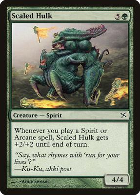 Scaled Hulk card from Betrayers of Kamigawa