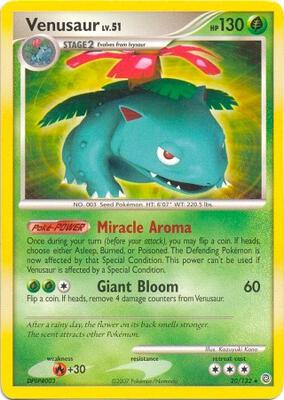 Venusaur (Secret Wonders) card from Deck Exclusives