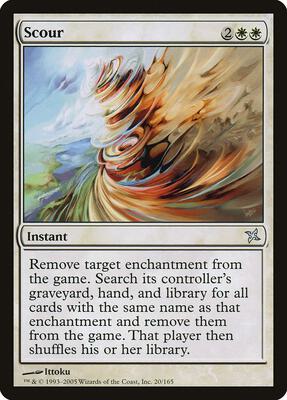 Scour card from Betrayers of Kamigawa