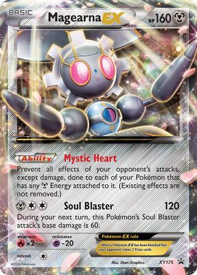Magearna EX card from XY Promos