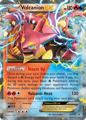 Volcanion EX card from XY Promos