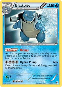 Blastoise - 31/149 (Non-Holo) card from Deck Exclusives