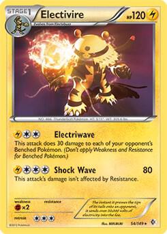 Electivire - 54/149 (BW Boundaries Crossed) card from Deck Exclusives