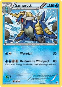 Samurott - 41/149 (BW Boundaries Crossed) card from Deck Exclusives