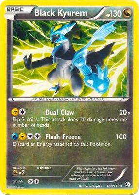 Black Kyurem - 100/149 (BW Boundaries Crossed) card from Deck Exclusives