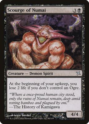 Scourge of Numai card from Betrayers of Kamigawa