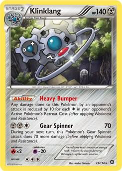 Klinklang - 73/114 (XY Steam Siege) card from Deck Exclusives
