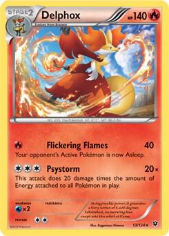 Delphox - 13/124 (XY Fates Collide) card from Deck Exclusives