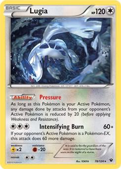 Lugia - 78/124 (XY Fates Collide) card from Deck Exclusives