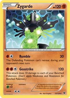 Zygarde - 53/124 (XY Fates Collide) card from Deck Exclusives