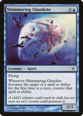 Shimmering Glasskite card from Betrayers of Kamigawa