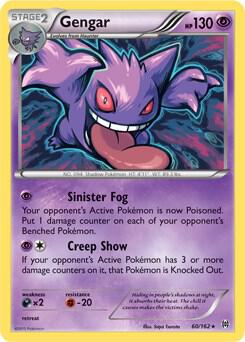 Gengar - 60/162 (XY BREAKthrough) card from Deck Exclusives