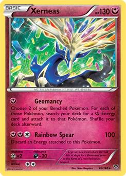 Xerneas - 96/146 (Cracked Ice Holo) card from Deck Exclusives