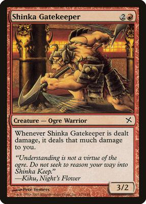 Shinka Gatekeeper card from Betrayers of Kamigawa