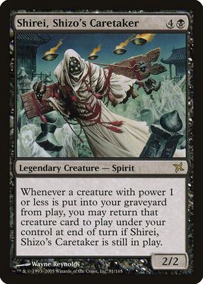 Shirei, Shizo's Caretaker card from Betrayers of Kamigawa