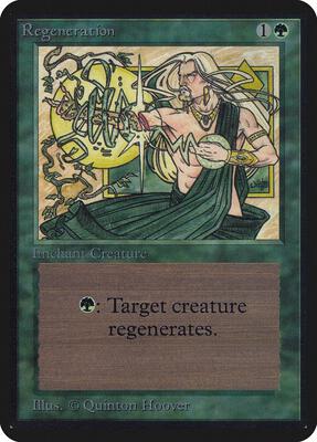 Regeneration card from Alpha Edition