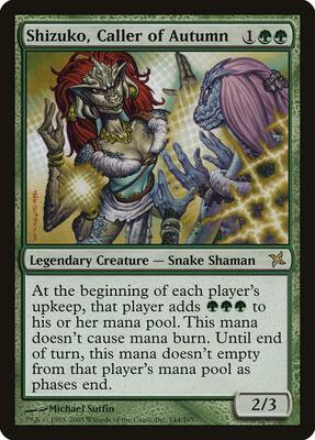 Shizuko, Caller of Autumn card from Betrayers of Kamigawa