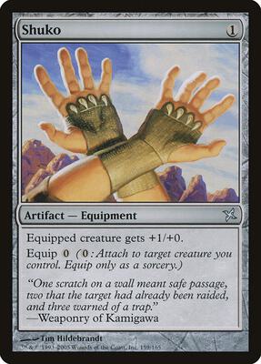 Shuko card from Betrayers of Kamigawa