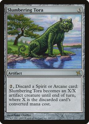 Slumbering Tora card from Betrayers of Kamigawa