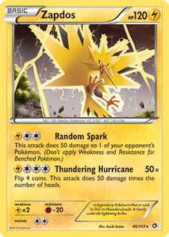 Zapdos - 46/113 (BW Legendary Treasures) card from Deck Exclusives