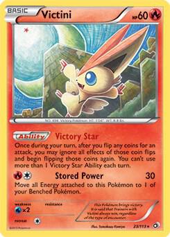 Victini - 23/113 (BW Legendary Treasures) card from Deck Exclusives
