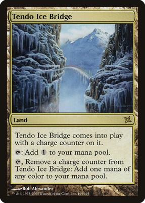 Tendo Ice Bridge card from Betrayers of Kamigawa