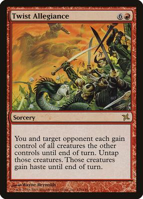 Twist Allegiance card from Betrayers of Kamigawa