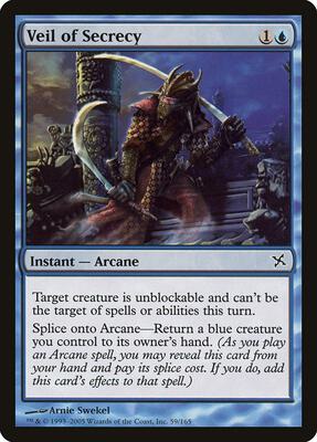 Veil of Secrecy card from Betrayers of Kamigawa