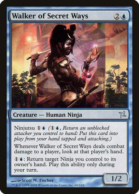 Walker of Secret Ways card from Betrayers of Kamigawa