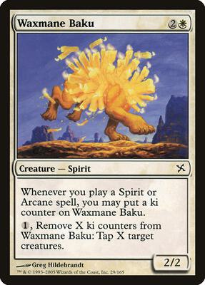 Waxmane Baku card from Betrayers of Kamigawa