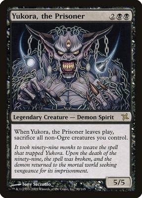 Yukora, the Prisoner card from Betrayers of Kamigawa