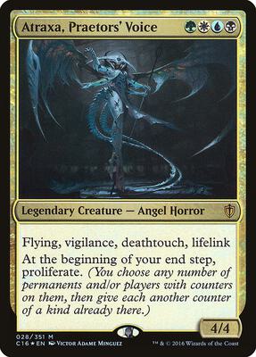 Atraxa, Praetors' Voice card from Commander 2016