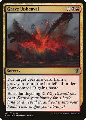 Grave Upheaval card from Commander 2016